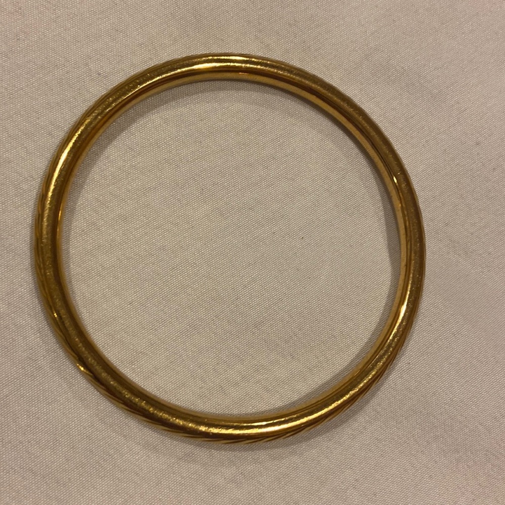 Steel by Design Gold Bangle Bracelet